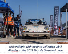 Load image into Gallery viewer, Concours Restoration: Original Cibié Bi-Iode Porsche (170mm) Headlights - Audette Collection Exclusive