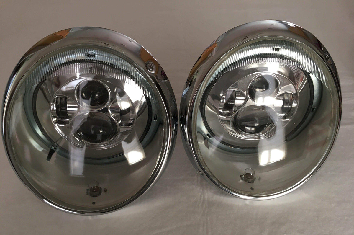 Audette Silver™ LED Headlights Audette Collection Porsche Lighting