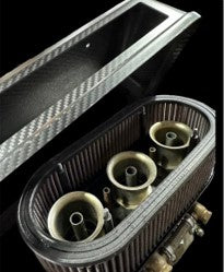 Carbon Fiber Air Cleaner Covers - Porsche, Weber, ITB & PMO Carbs - Pair