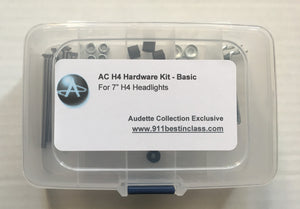 Premium Quality BRASS H4 Headlight Trim Rings - Audette Collection Exclusive