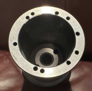 Steering Wheel Extender Hub with multiple holes for attachment.