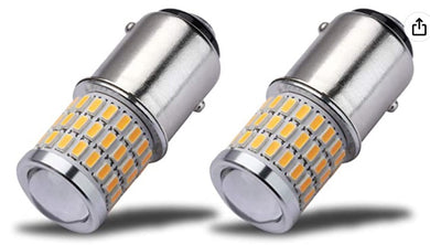 AC LED Canbus bulbs for Porsche 911 turn signals and taillights, 1990-1994.