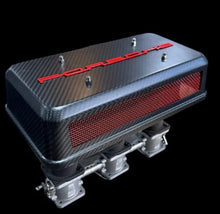 Load image into Gallery viewer, Carbon Fiber Air Cleaner Covers - Porsche, Weber, ITB &amp; PMO Carbs - Pair