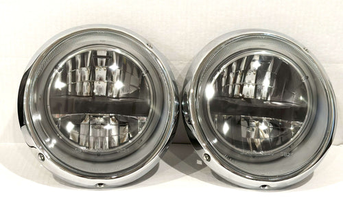 LED Headlights for Air Cooled Porsches, Excellence Series, innovative design, premium quality, clear lenses, trim rings, superior performance.