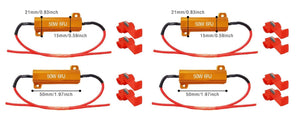 Inline Resistors for LED Signal Light Bulbs - Set of Four