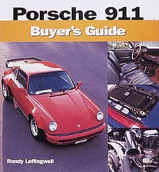 Porsche 911 Buyer's Guide book cover by Randy Leffingwell, featuring classic car images.