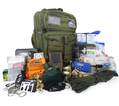 Premium Plus Emergency Survival Kit (for 2, 175+ Pieces)