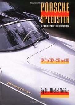 Porsche Speedster book cover featuring 1947 to 1954-356 and 911 models.