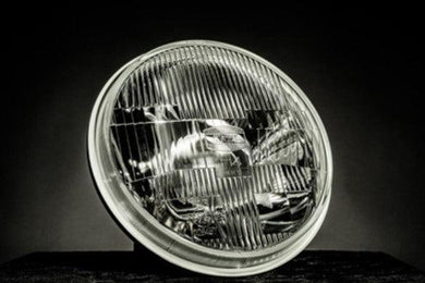 H4 Asymmetrical Headlight Lens, Amber (65-86)
