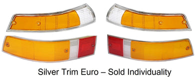 EuroLens 1969-1973 (LWB) 911 Turn Signal & Tail Light Lenses - Audette Collection ~ Porsche Lighting Restoration & BEST-IN-CLASS Porsche Parts
