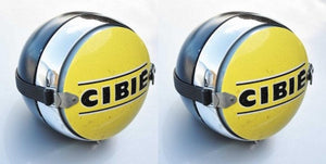 SWB 911 TTG Wiring Harness 1965-1968 for Porsche fog-lights, front view of two Cibie lamps.