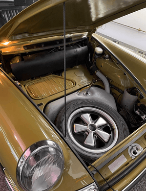 Carbon Fiber Hood Prop Rod - Audette Collection ~ Porsche Lighting Restoration & BEST-IN-CLASS Porsche Parts