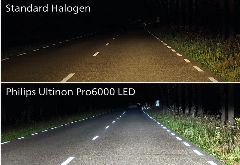 Philips Ultinon Pro6000 H4 LED Headlight Bulbs - Pair – Audette Collection  ~ Porsche Lighting Restoration & BEST-IN-CLASS Porsche Parts